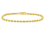 Rope Chain Bracelet in 14K Yellow Gold (7.5 inches) 